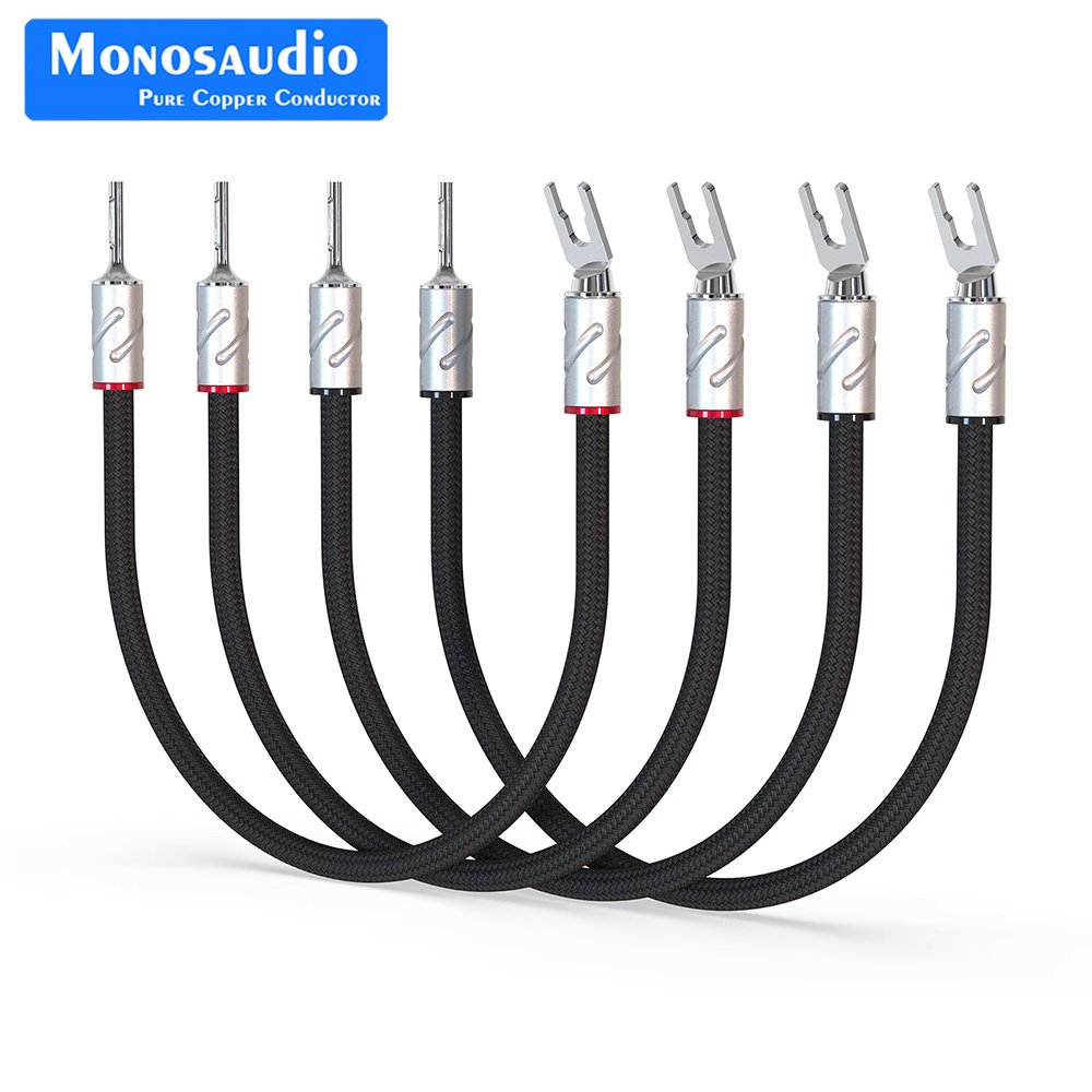 (점퍼) Monosaudio 6N 단결정 순은 점퍼케이블