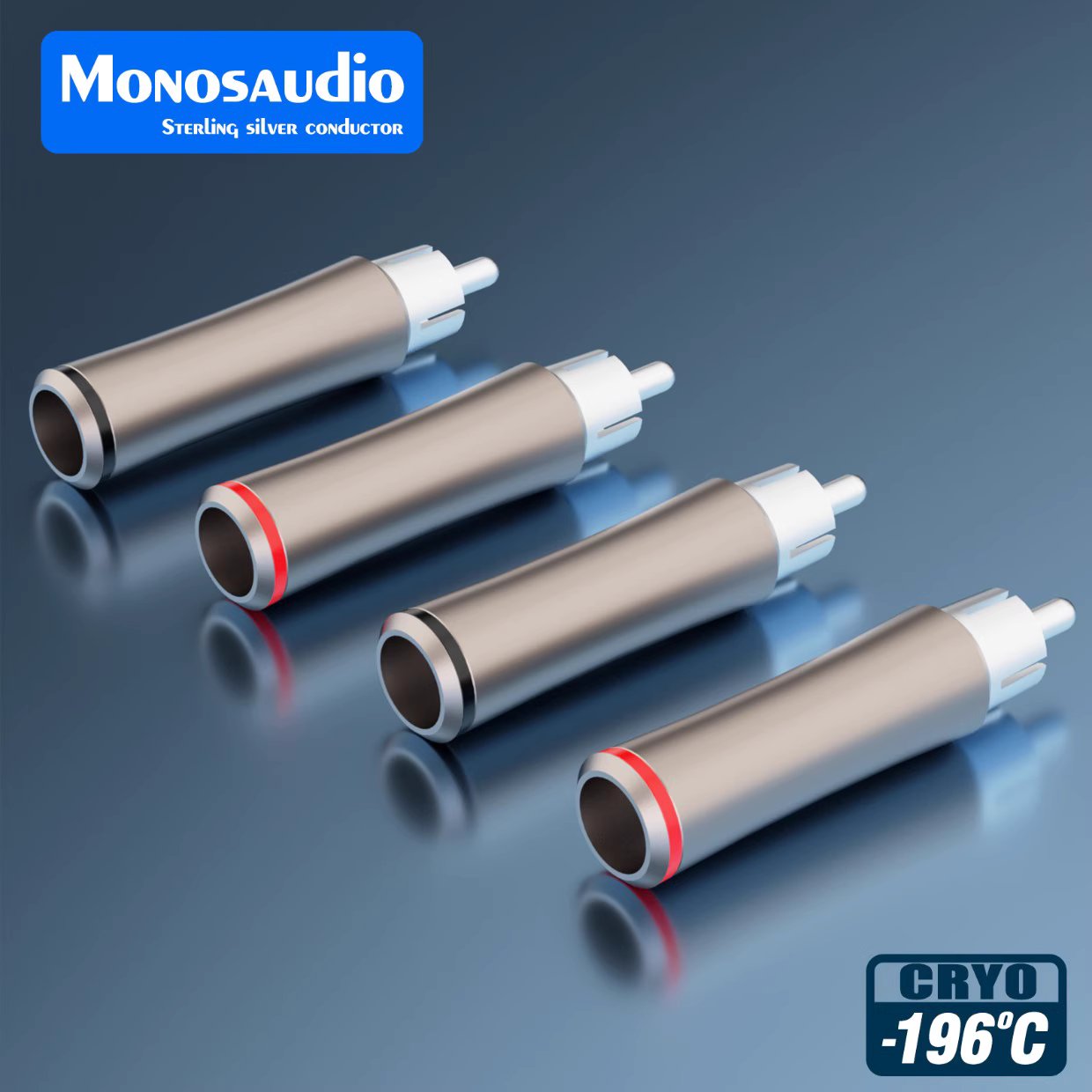 (RCA) Monosaudio 극저온 순은 RCA 단자