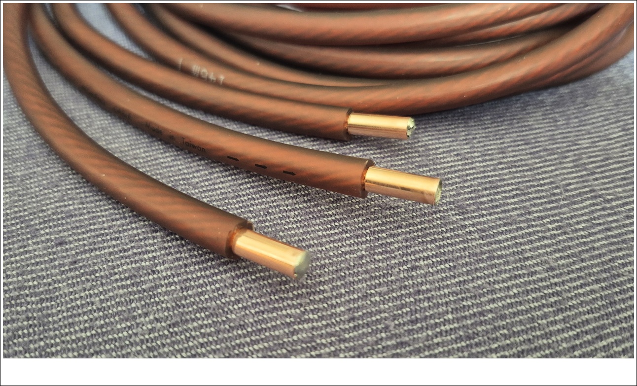 (파워케이블) 3-Core 6N OCC 10AWG 단결정 케이블