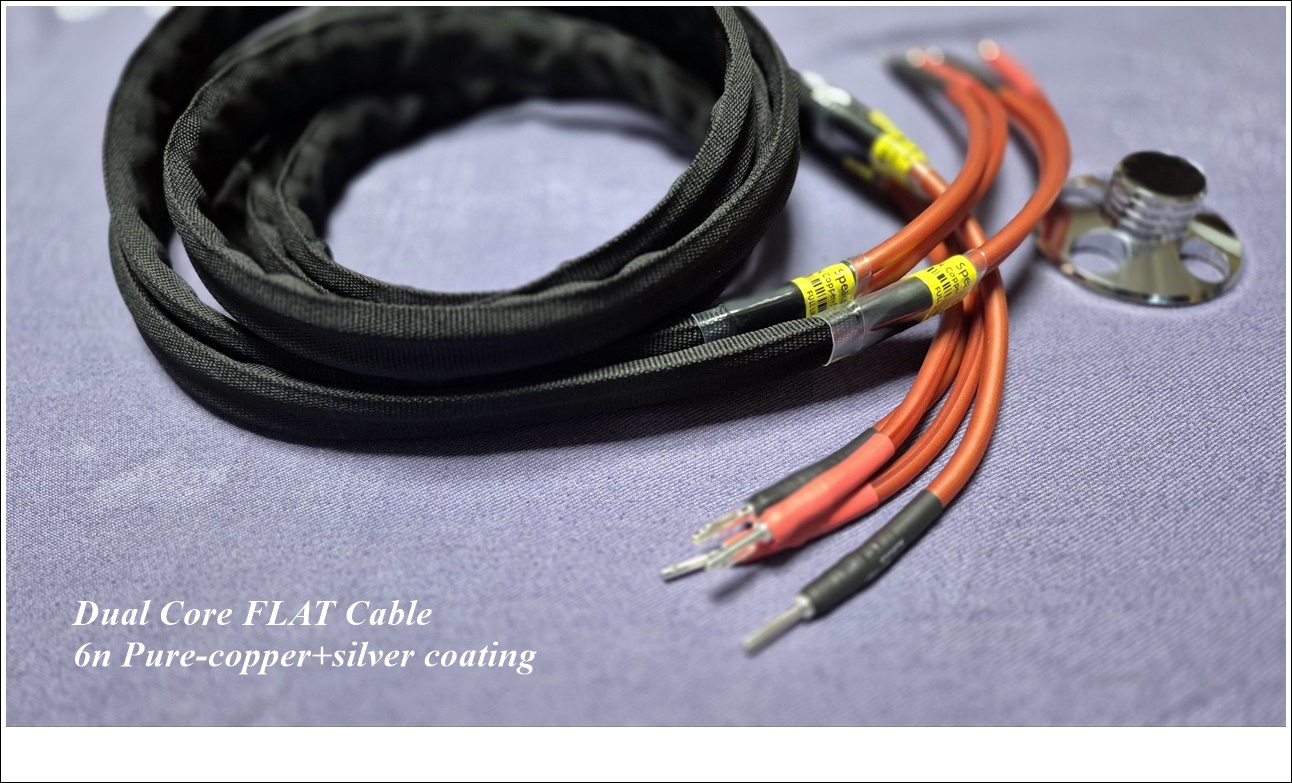 (스피커케이블) 6N Dual Core Flat 케이블