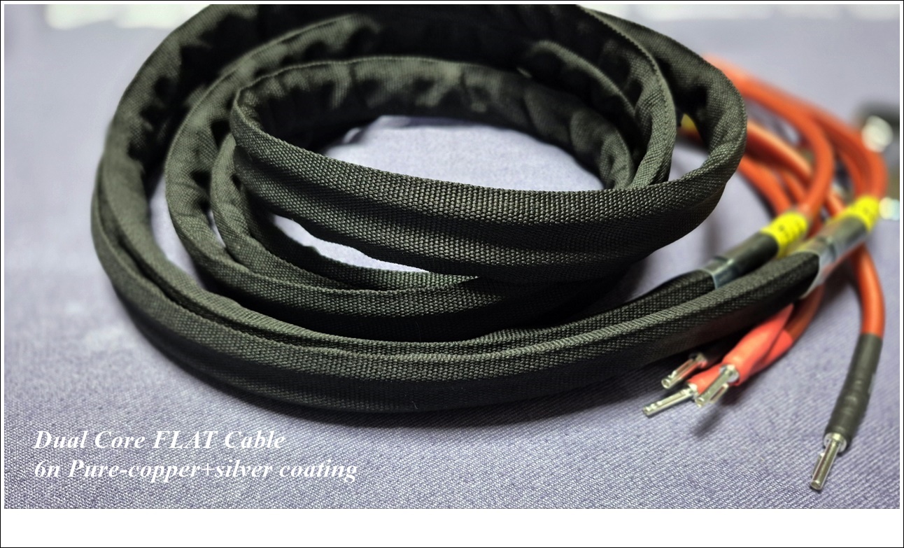 (스피커케이블) 6N Dual Core Flat 케이블